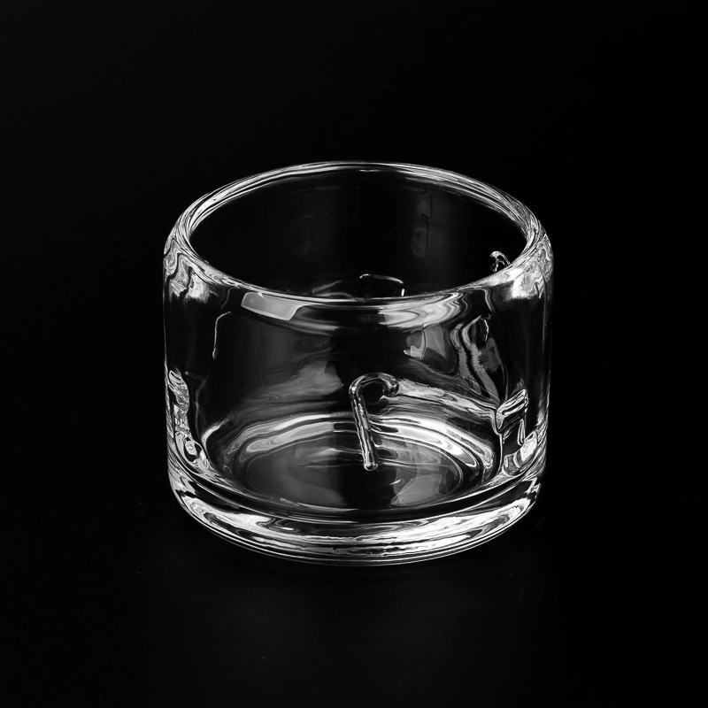 5oz Christmas decoration glass candle jar