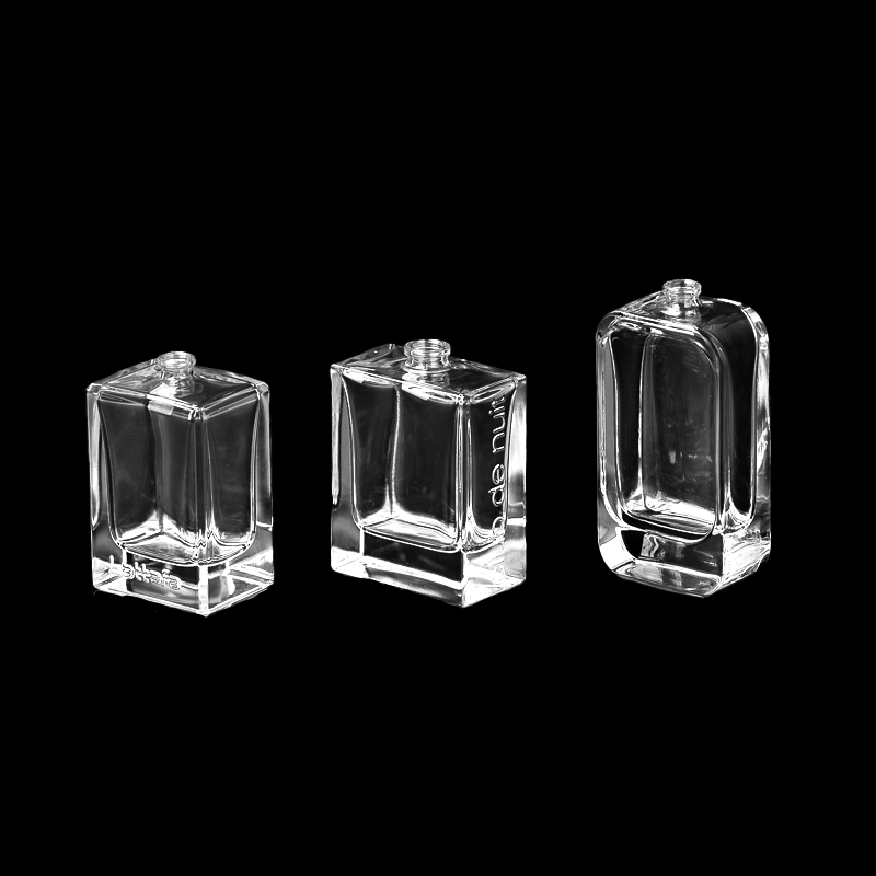 Luxury Thick Bottom Customize Logo 105ml Glass Perfume Bottle Manufacturing