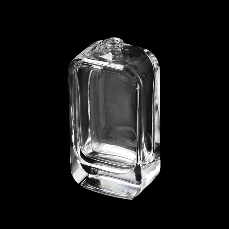 Luxury Thick Bottom Customize Logo 105ml Glass Perfume Bottle Manufacturing