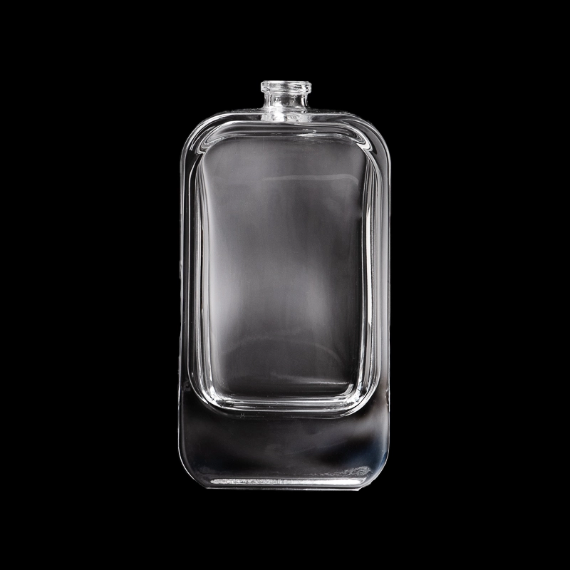 Luxury Thick Bottom Customize Logo 105ml Glass Perfume Bottle Manufacturing
