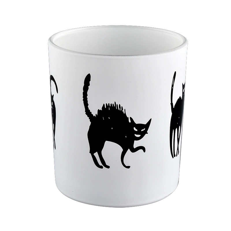 China percutian penuh sekitar percetakan balang lilin kaca pengilang