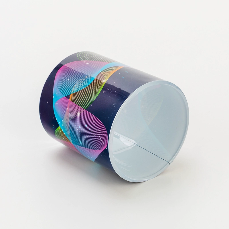 Supplier 2oz 5oz 8oz 10oz 12oz Luxury The Secrets of the Universe Series Design Glass Candle Jar