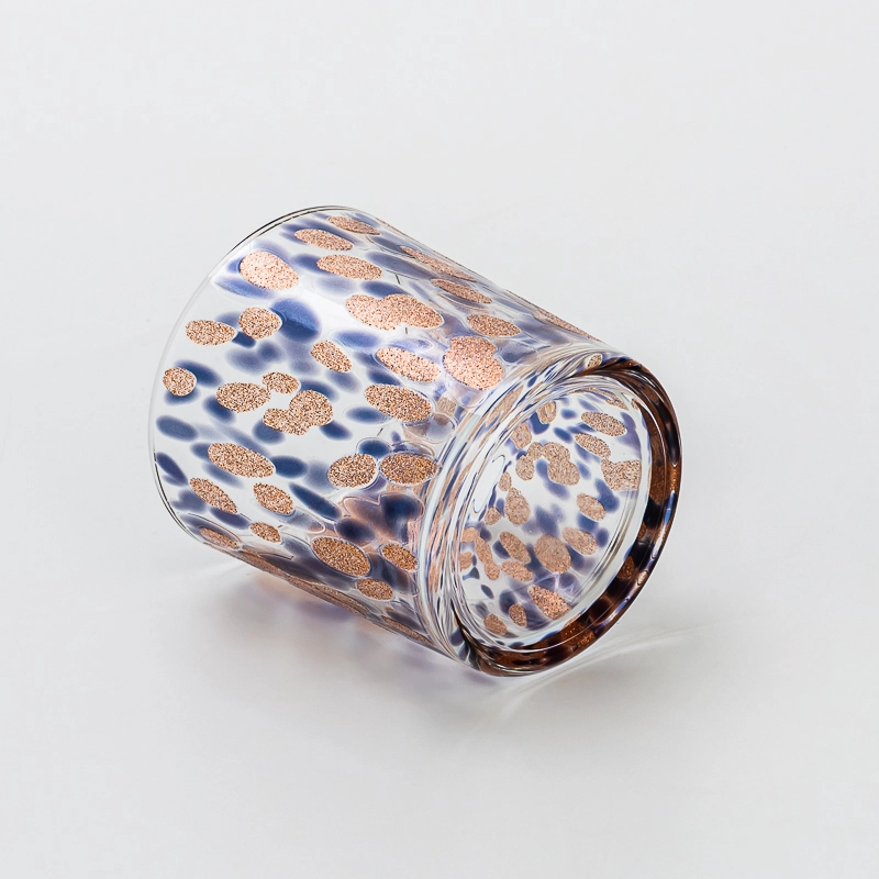 Luxury Finish Cylinder Glass Candle Vessel with Customizable Logo Design for Scented Candles & Elegant Home Decoration