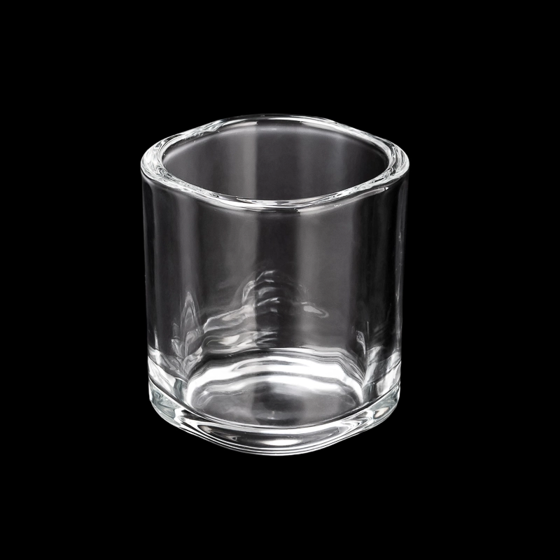 Kina Højkvalitets firkantede stearinlysglas Custom 8 oz firkantet glas stearinlysholder Engros fabrikant
