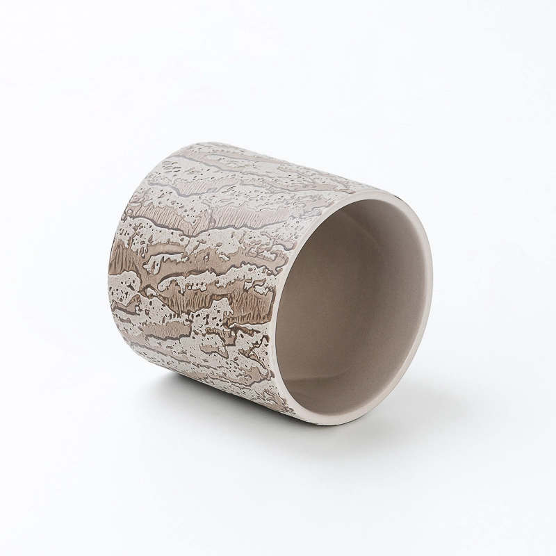 Wholesale Unique Ceramic Candle Jar Home Decor Custom Ceramic Empty Candle Jars Vessels