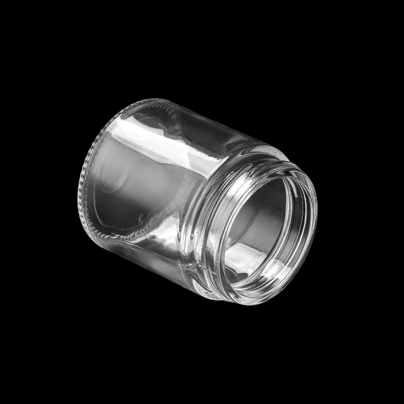 3oz glass vessel glass tin mason jar with screw lid
