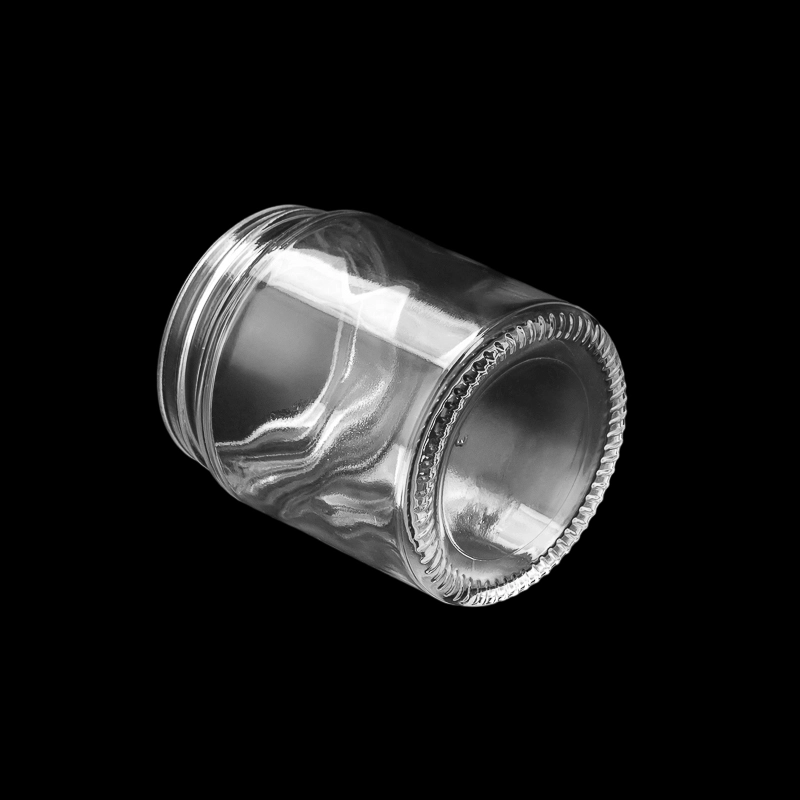 3oz glass vessel glass tin mason jar with screw lid