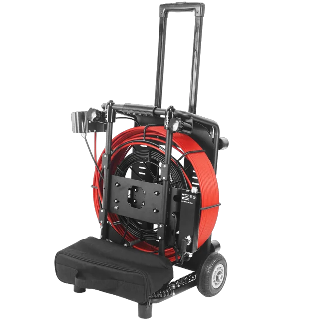 China HD and Double Wheels Pipe Inspection Camera System manufacturer