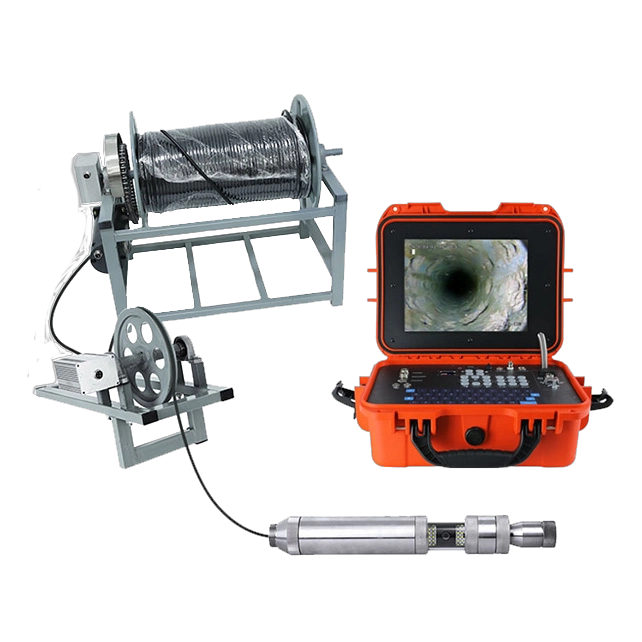 China Dual lens 360°Rotation Borehole Inspection Camera System manufacturer