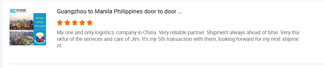 Sunny Worldwide Logistics Jim\'s story of serving Filipino customers ----------Only on time, no lateness, one choice, lifetime benefits.