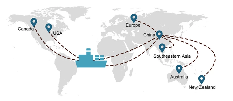 Sea transport 20ft shipping container China to Sweden freight forwarder, Sunny Worldwide Logistics