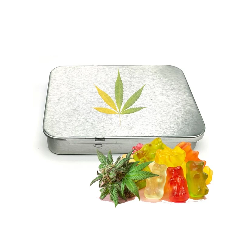 The role of child-proof tin box with button