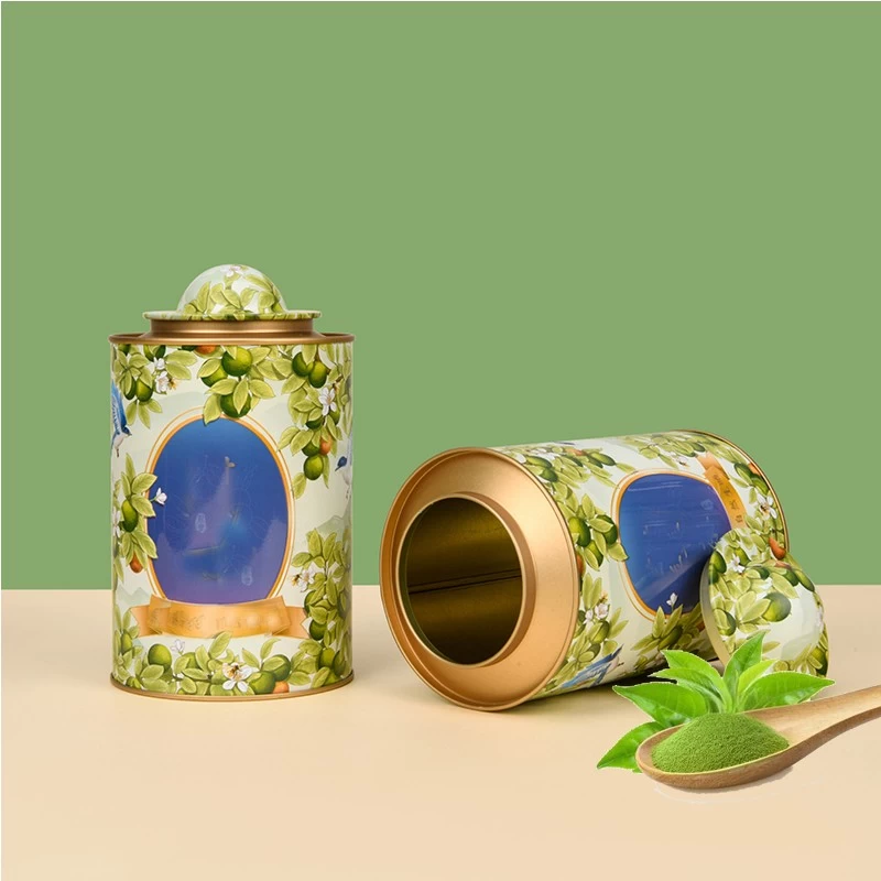 What are the specific effects of customized tea tin cans on brand image building