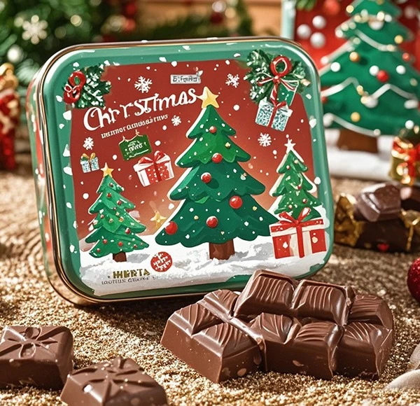 Looking for Christmas chocolate gift tin box empty?