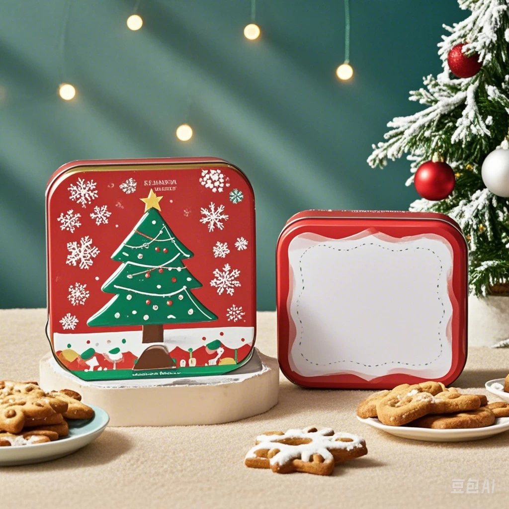 How to design a creative Christmas gift biscuit tin box