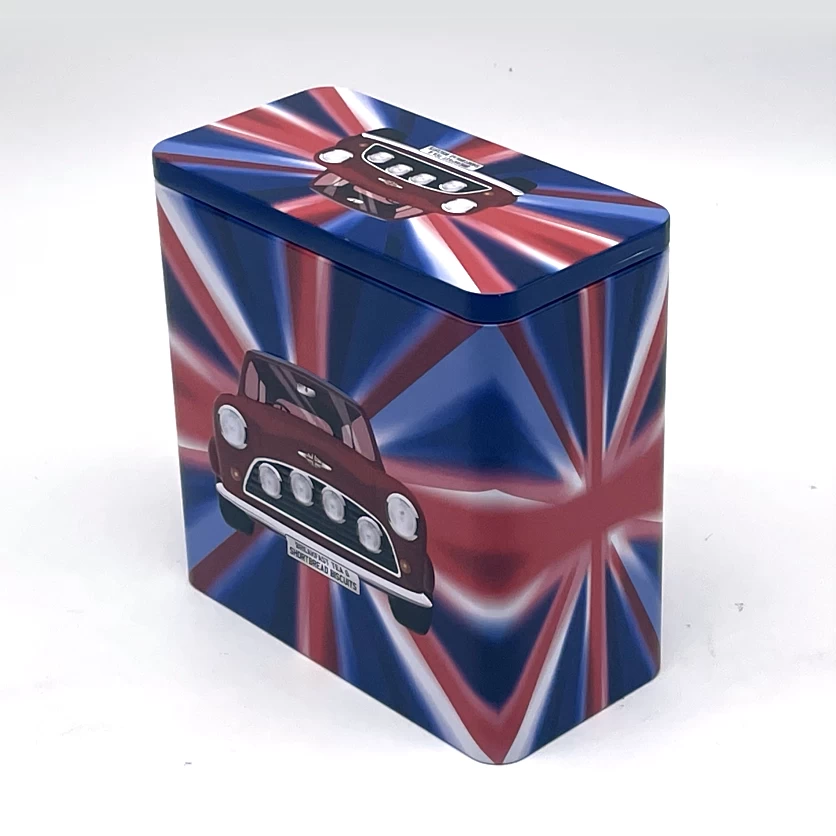 China England Tea Tin Canister Rectangular Chocolate Gift Package Tin Box manufacturer