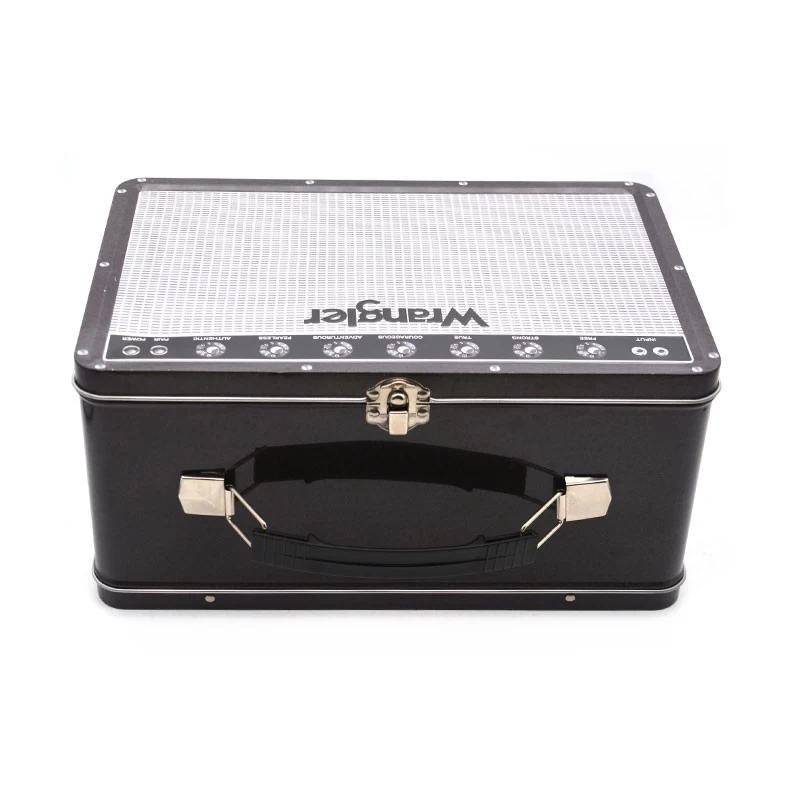 China Camping Storage Metal Lunch Boxes Toiletries Tin Box Medicine Tin Container manufacturer