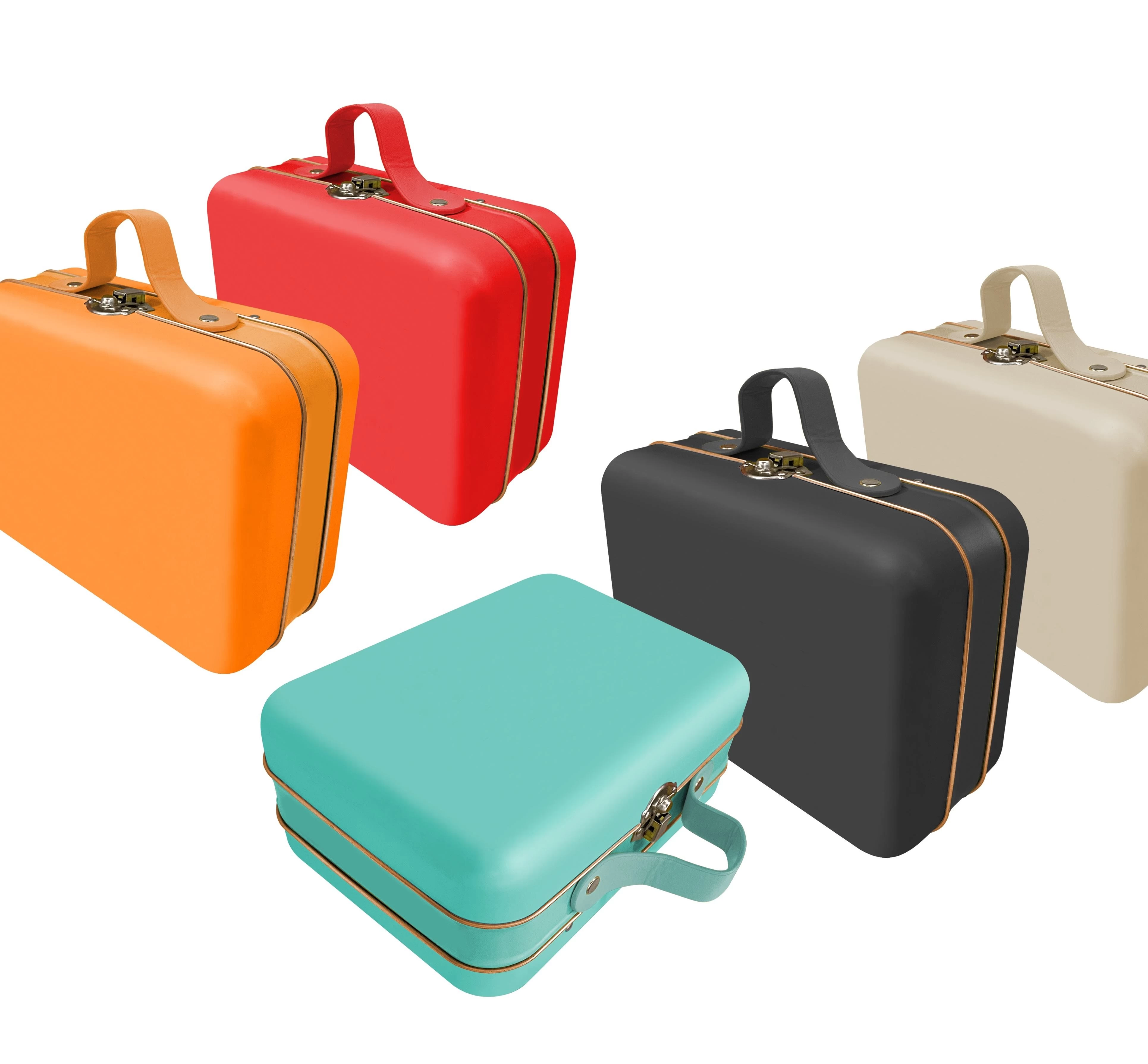 SZM Rectangular Multi-color Tinplate Handle Tin Box With Lock for Kid's Toy Gift