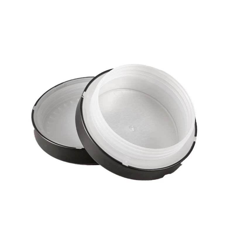 CR Tin Box With Hinged Lid Child Resistant Round Tin Box For Pre Shorties Rolls