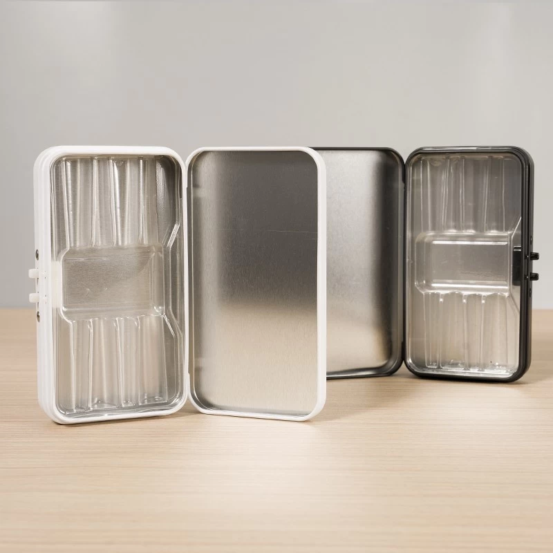 China 114×62×18MM Customize Box Child Proof Metal case CR Lock Metal Tin Can Box Packaging Tin case Child Resistant Tin Packaging manufacturer