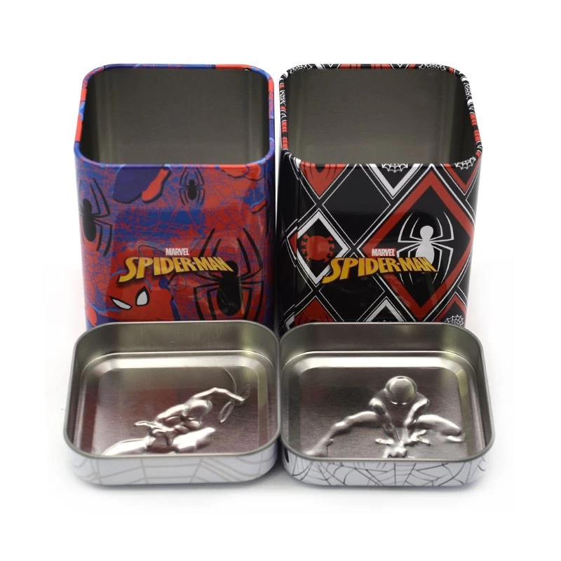China Metal Gift Box Print Rectangle Tins 71x71x80MM manufacturer