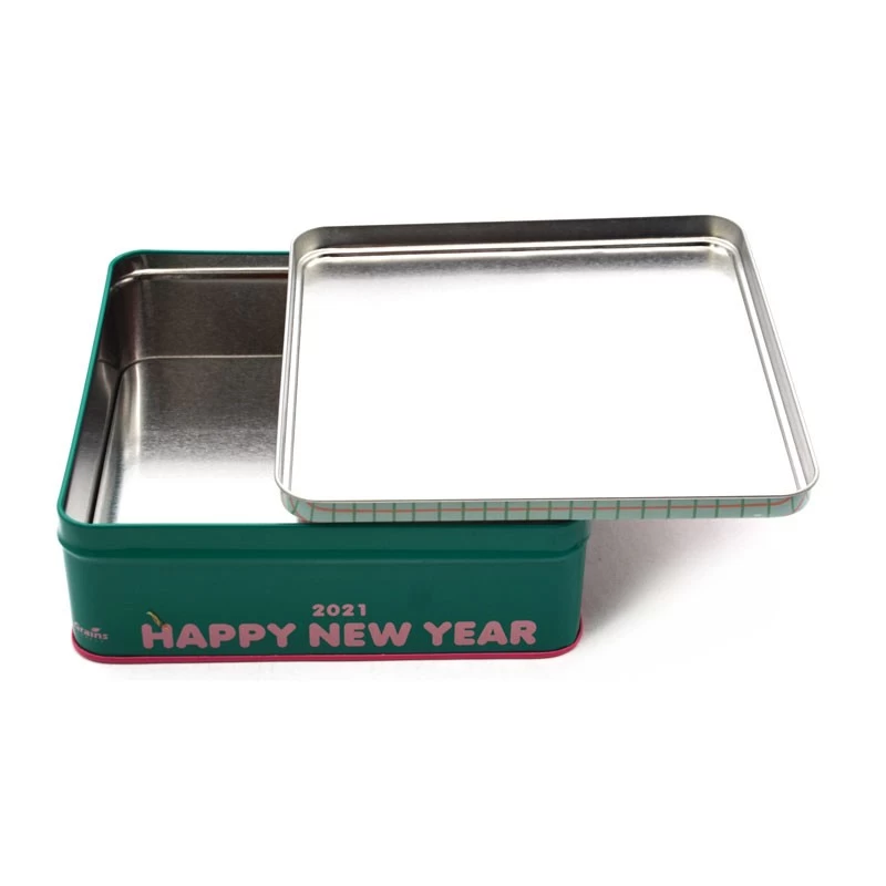 الصين Custom CMYK Cookie Tin Container Candy Metal Can Mobile Phone Accessories Tin Box Direct Factory - COPY - qwiduk الصانع