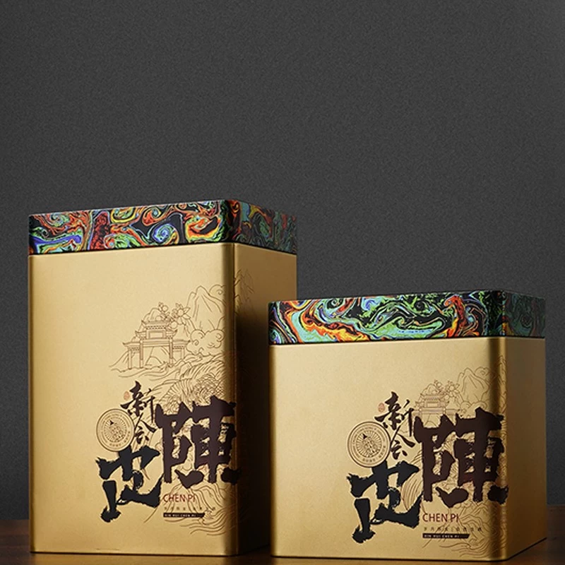 Food Grade Metal Tinplate Square Tin Box for Tea