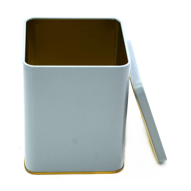 China Metal Tin Box with Hinge Lid or Cosmetic Candy Lip Balm Gummy Perfume Cologne Jewerly Tea Cookie Cake Storage 101x101x22MM - COPY - jh7rp2 pengilang