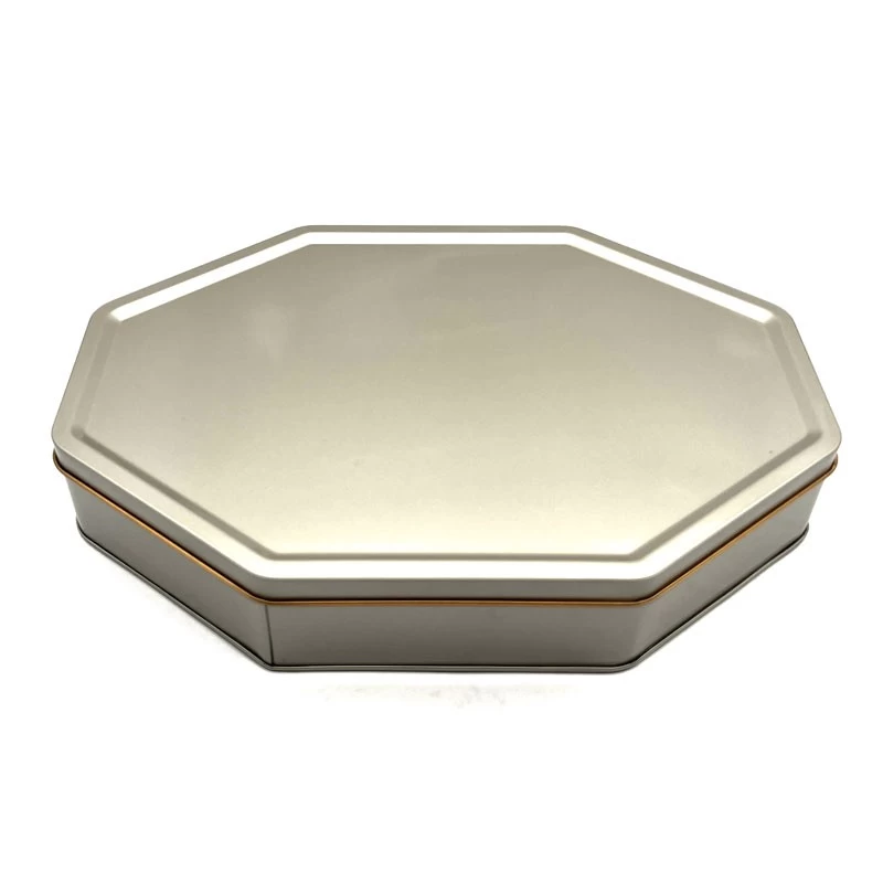 China Custom Chocolate Octagon Tin Can manufacturer