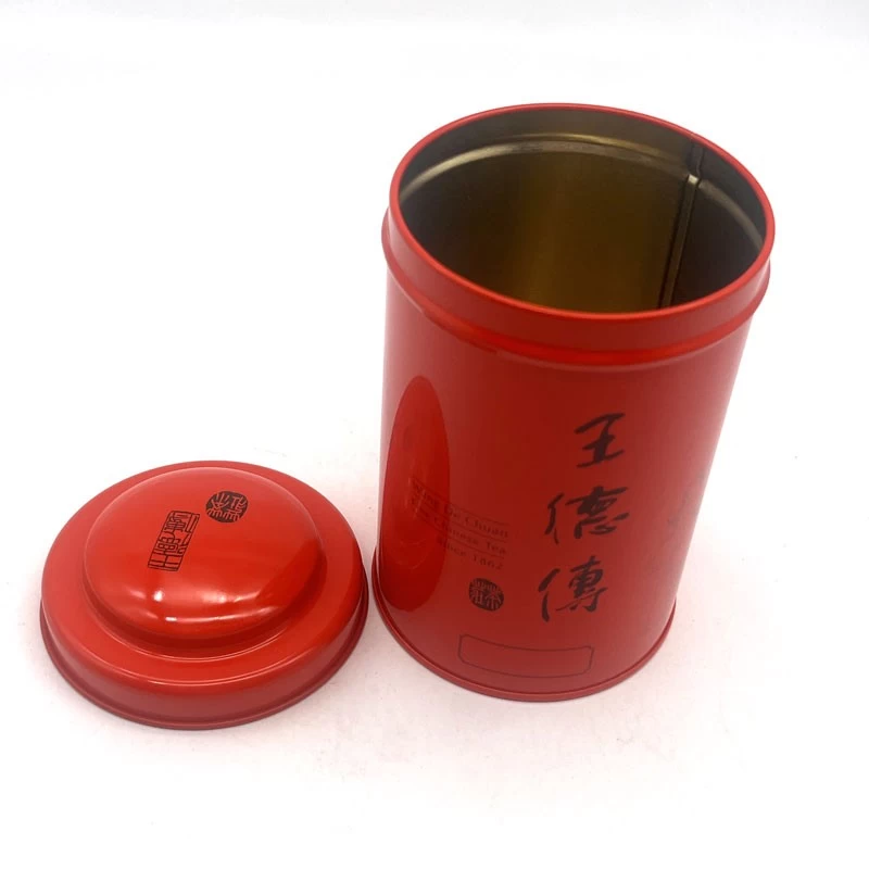 中国 カスタムブリキの食品安全ラウンドティー缶缶缶豪華なブリキ箱パッケージ メーカー