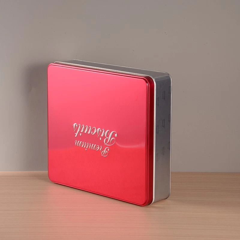 porcelana Caja rectangular impresa personalizable de fábrica Caja de hojalata fabricante