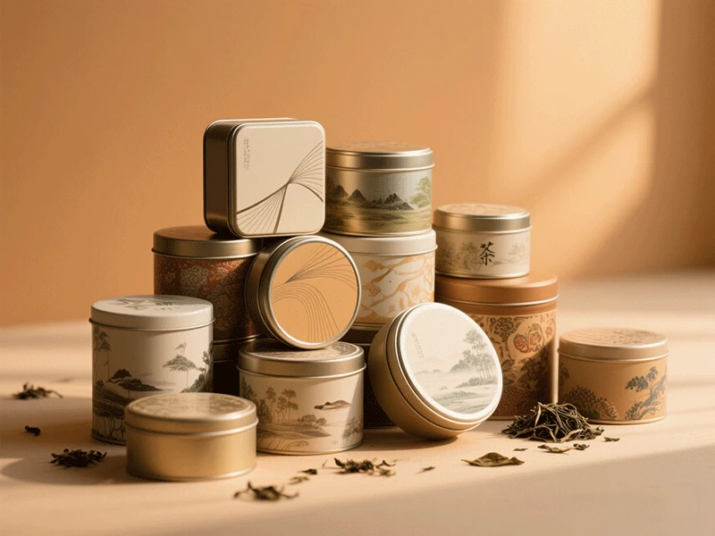 Create a high-end tea experience: exquisite custom tin box tea can solutions