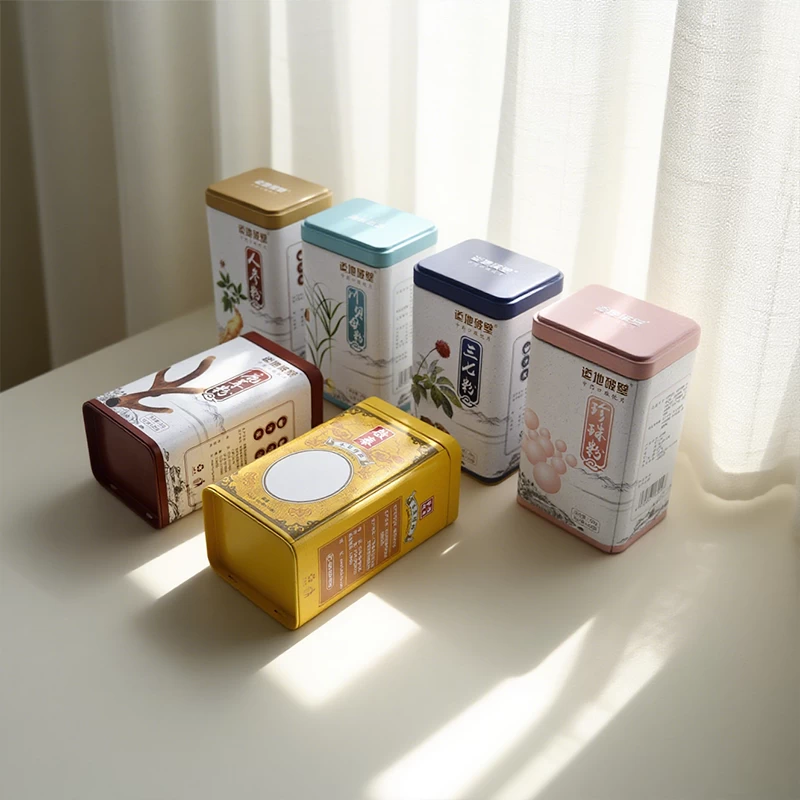 China Custom Printed Food Grade Food Packaging Tin Box manufacturer