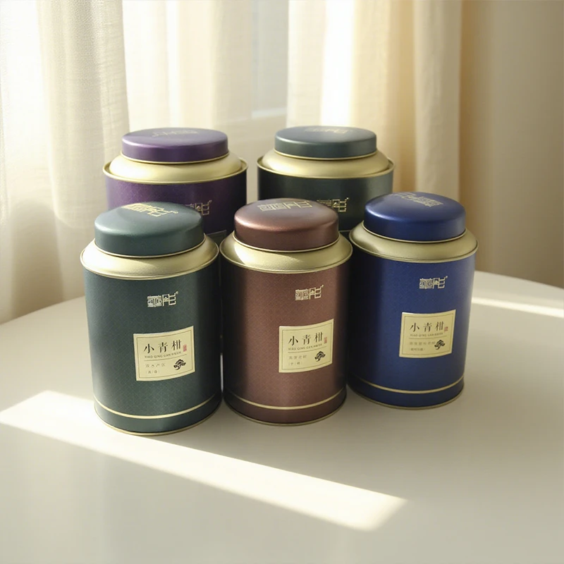 China Factory Customized Metal Round Tea Tin Box manufacturer