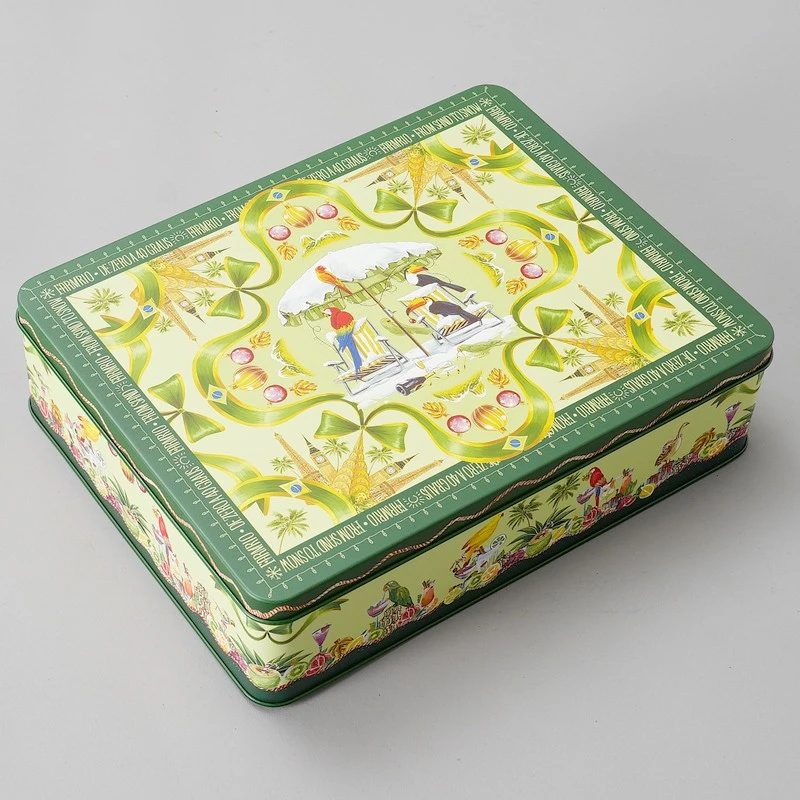 Trung Quốc Bao bì thiếc hình chữ nhật được in tùy chỉnh nhà chế tạo