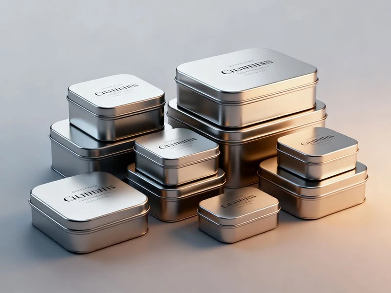 Пищевая жестяная упаковка премиум-класса для печенья и кондитерских изделий