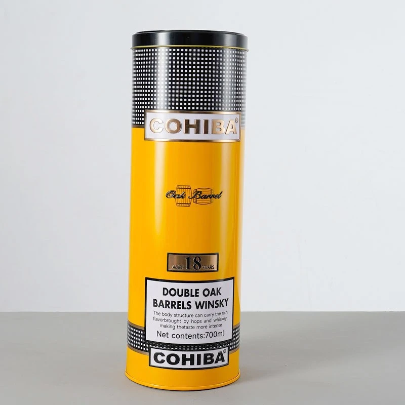 China Custom Printed Round Metal Tin Can Packaging manufacturer