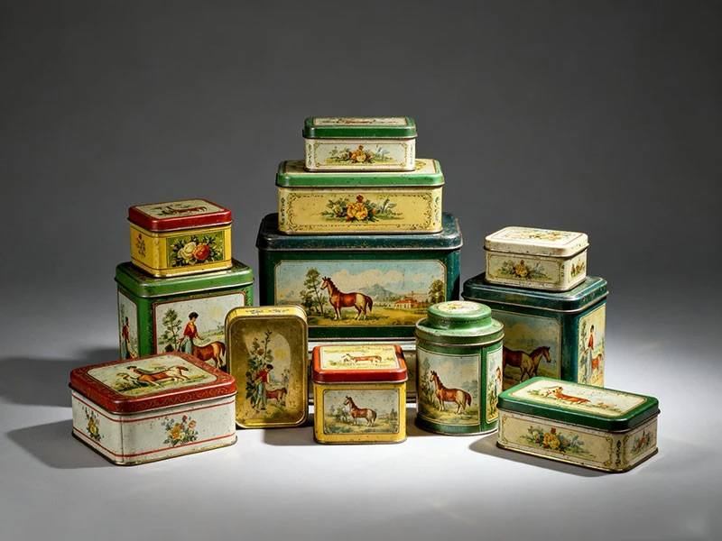 Жестяные коробки с индивидуальной печатью для корпоративных подарков и премиальных рекламных акций