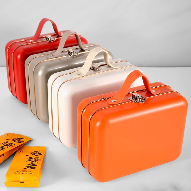 China Wholesale Handle Tin Box Tea Packaging manufacturer