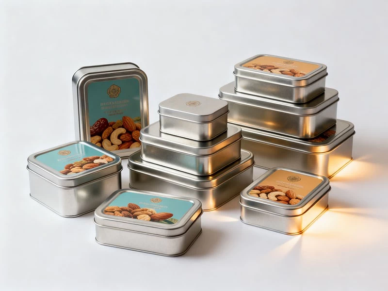 حاويات قصديرية مخصصة للملحقات التقنية والهدايا الإلكترونية