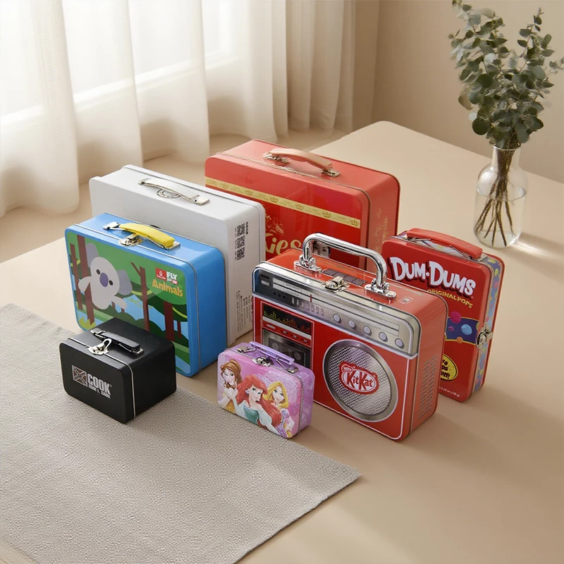 Hộp quà tặng bằng thiếc kim loại cao cấp dành cho sản phẩm bán lẻ cao cấp