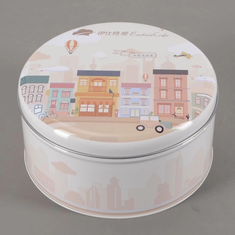 China Customized Food-Grade Round Cookie Tin Box manufacturer