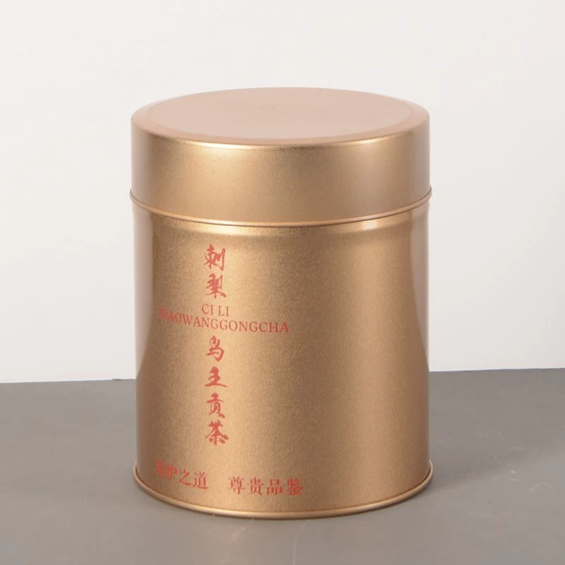 China Factory Wholesale Round Tea Tin Packaging manufacturer