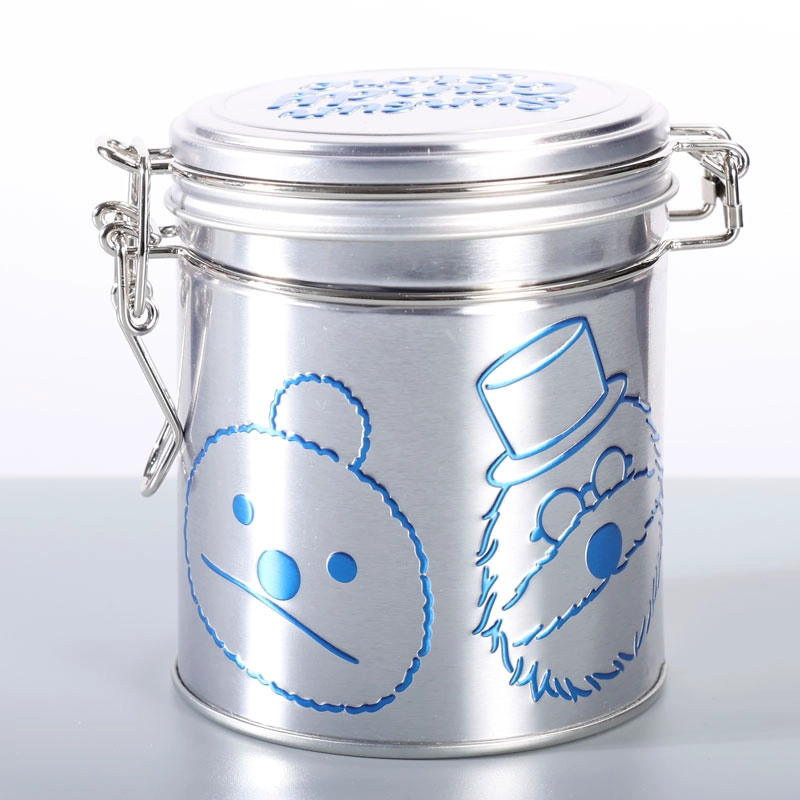 China Wholesale custom round tin can packaging with locks manufacturer