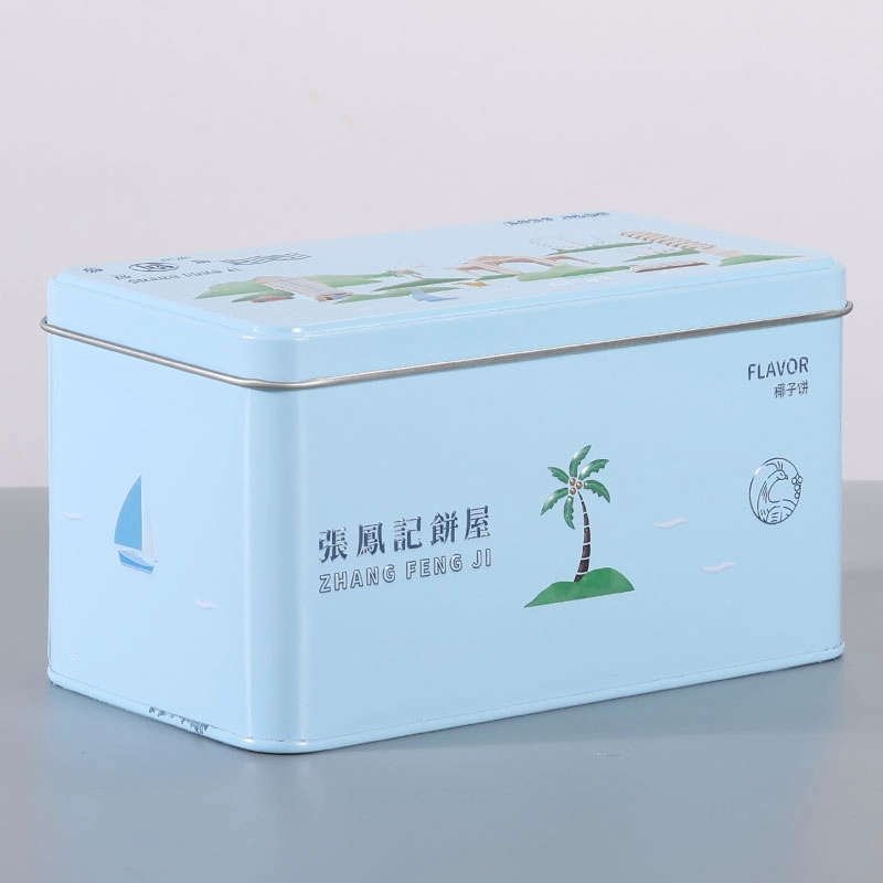 China Factory-Customized Rectangular Metal Tin Box manufacturer