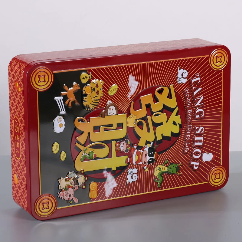 China Custom-Designed Rectangular Metal Tin Box manufacturer