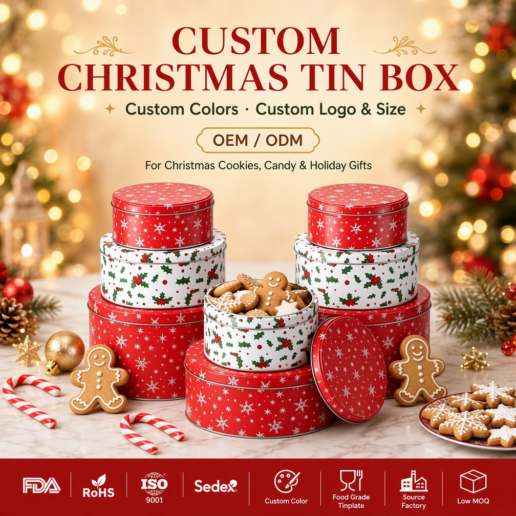 Holiday Gift Tin Packaging: Why Q4 Is the Time to Plan Your Custom Christmas Tins Now