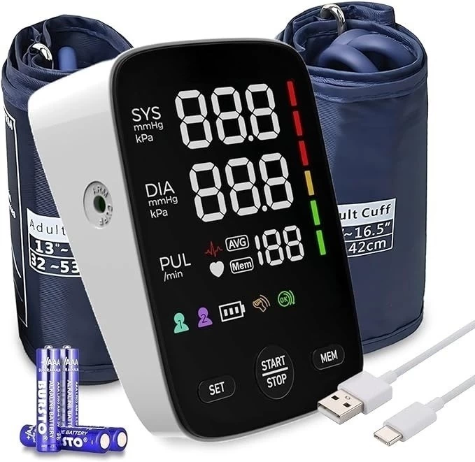 Macchina digitale per la misurazione della pressione sanguigna USB Wifi del braccio superiore ricaricabile per la casa dell'ospedale