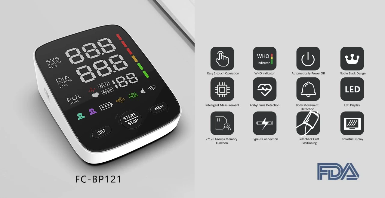 FDA approved blood pressure monitors,FDA approved bp monitors