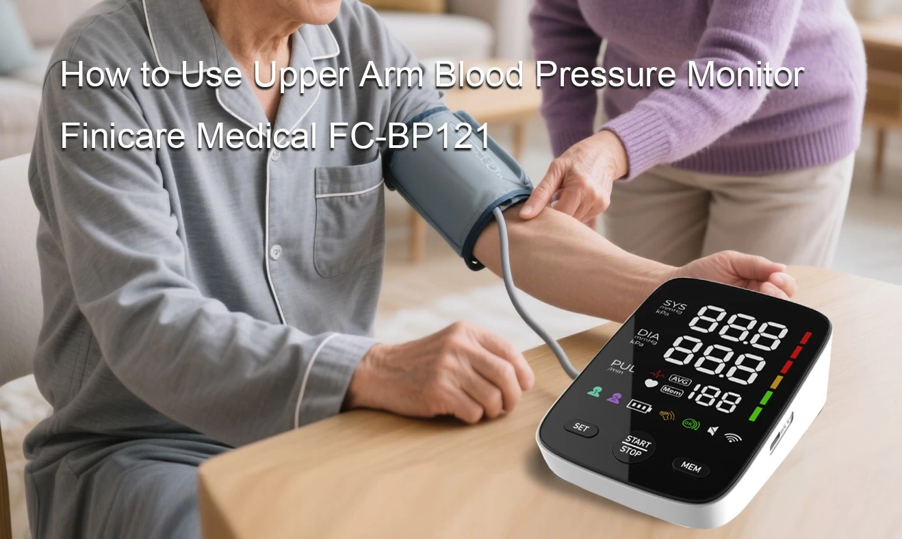 How to Use Upper Arm Blood Pressure Monitor